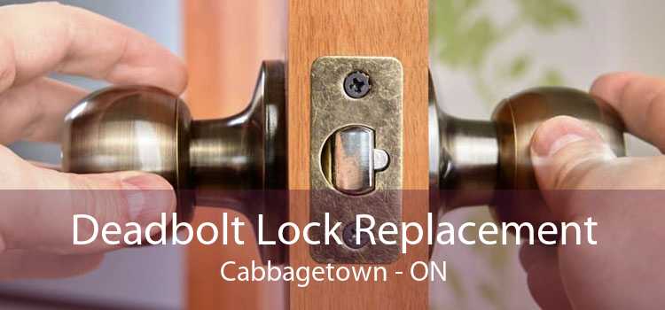 Deadbolt Lock Replacement Cabbagetown - ON