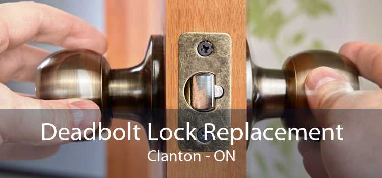 Deadbolt Lock Replacement Clanton - ON