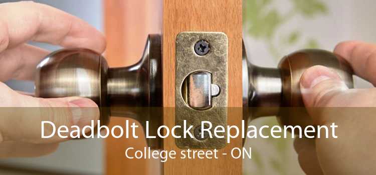 Deadbolt Lock Replacement College street - ON