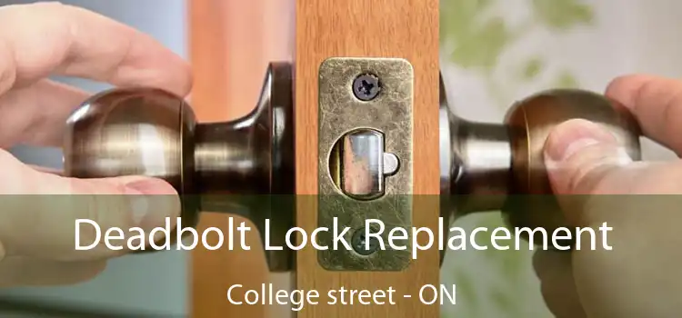  Deadbolt Lock Replacement College street - ON