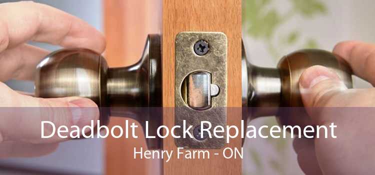 Deadbolt Lock Replacement Henry Farm - ON