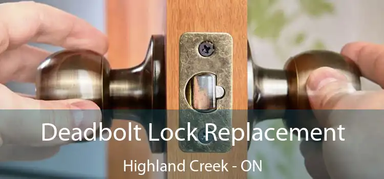  Deadbolt Lock Replacement Highland Creek - ON