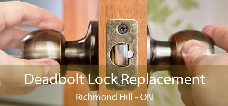  Deadbolt Lock Replacement Richmond Hill - ON
