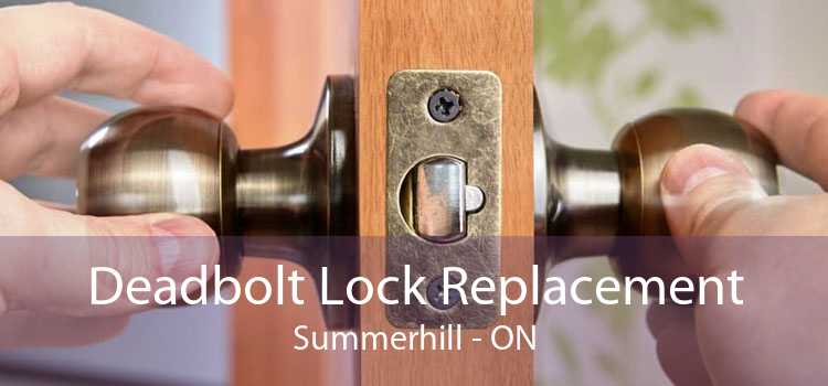 Deadbolt Lock Replacement Summerhill - ON