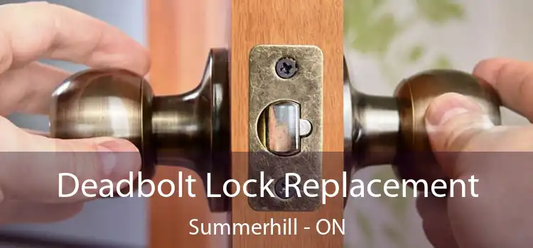  Deadbolt Lock Replacement Summerhill - ON