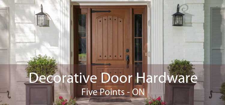 Decorative Door Hardware Five Points - ON