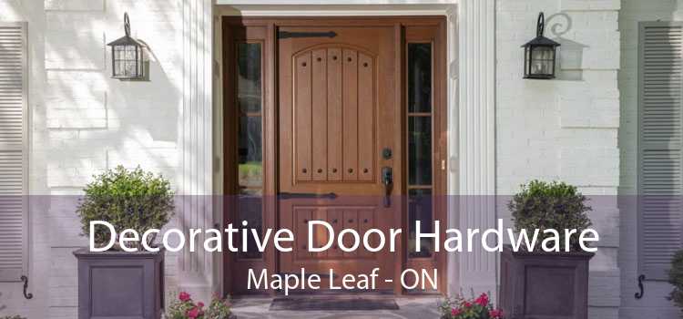 Decorative Door Hardware Maple Leaf - ON