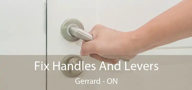  Fix Handles And Levers Gerrard - ON