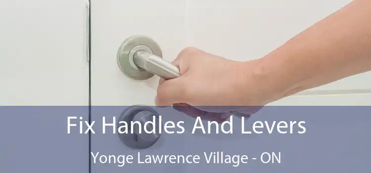  Fix Handles And Levers Yonge Lawrence Village - ON