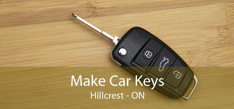 Make Car Keys Hillcrest - ON