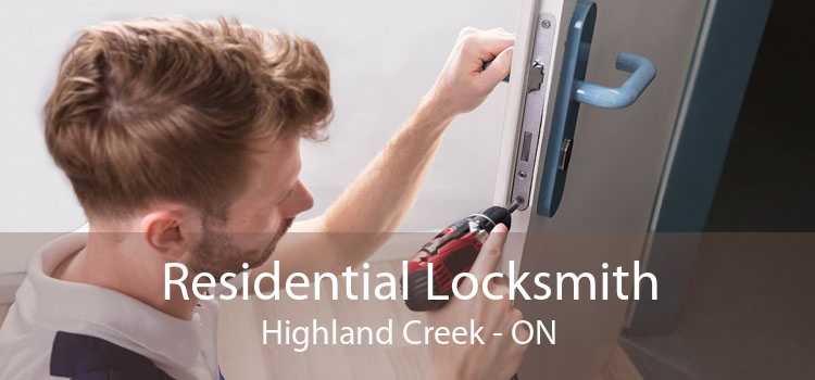 Residential Locksmith Highland Creek - ON