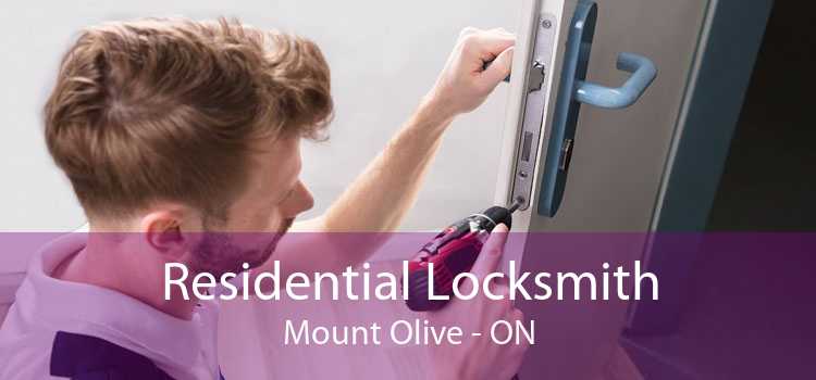 Residential Locksmith Mount Olive - ON